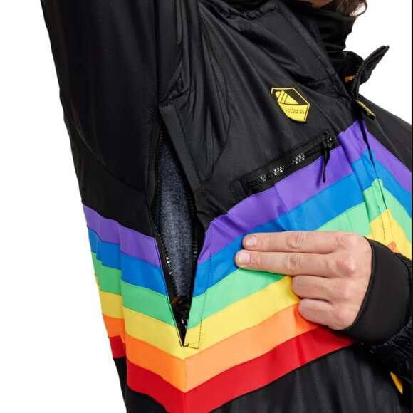 NEW TIPSY ELVES Men's Santa Fe Shredder Ski Suit multi color 864mn - Picture 4 of 7